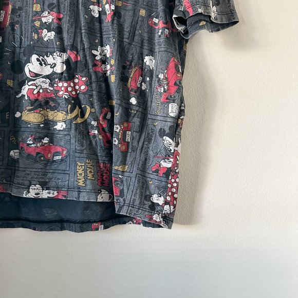 Zara Forever 21 Black Mickey Mouse Graphic Tee Shirt Size Medium - Picture 3 of 5